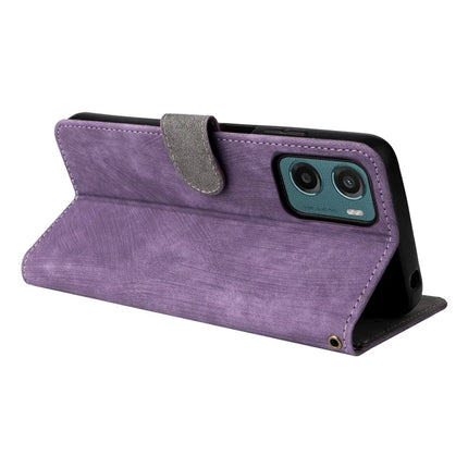 For Motorola Moto G05 4G  /  E15 4G Wallet Case RFID Blocking PU Leather Cover Stand View