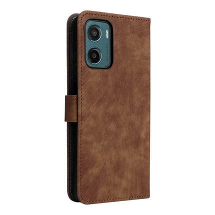 For Motorola Moto G05 4G  /  E15 4G Wallet Case RFID Blocking PU Leather Cover Stand View