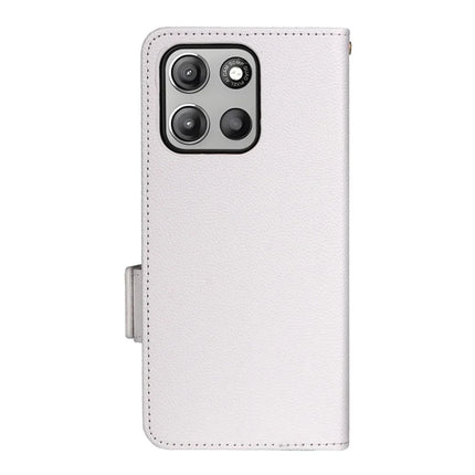 For Motorola Moto G15 Power 4G  /  G15 4G Case Litchi Texture PU Leather Wallet Flip Phone Cover