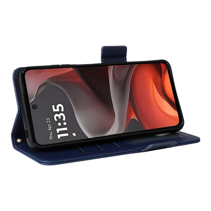 For Motorola Moto G15 Power 4G  /  G15 4G Case Litchi Texture PU Leather Wallet Flip Phone Cover