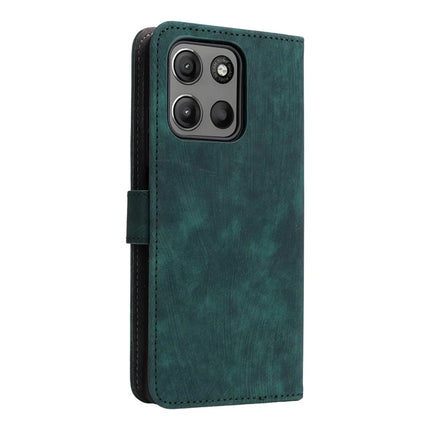For Motorola Moto G15 Power 4G  /  G15 4G Wallet Case RFID Blocking PU Leather Cover Stand View