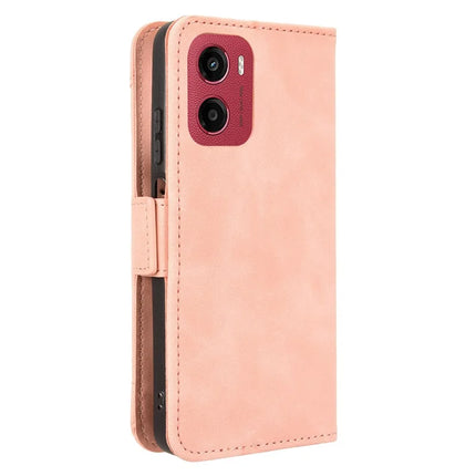For Motorola Moto G05 4G  /  E15 4G Leather Case Phone Wallet Cover with Multiple Card Slots