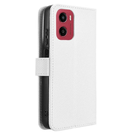 For Motorola Moto G05 4G  /  E15 4G Case PU Leather Diamond Texture Wallet Phone Cover