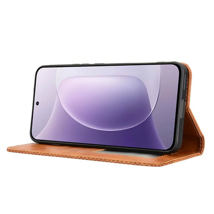 For Honor 300 Leather Case Wallet Stand Retro Texture Phone Cover