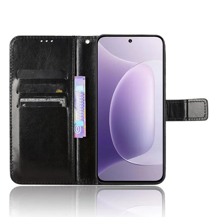 For Honor 300 Case Crazy Horse Texture PU Leather Phone Wallet Cover
