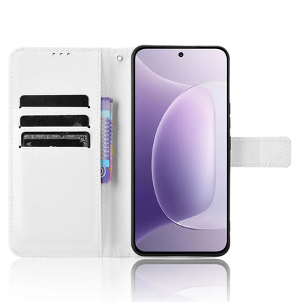 For Honor 300 Case PU Leather Diamond Texture Wallet Phone Cover