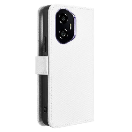 For Honor 300 Case PU Leather Diamond Texture Wallet Phone Cover