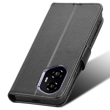 For Honor 300 Case PU Leather Diamond Texture Wallet Phone Cover