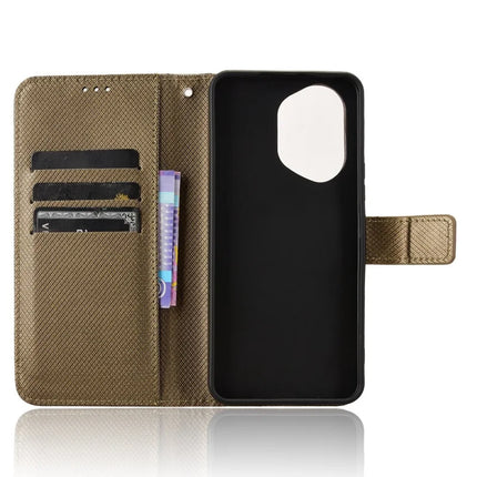 For Honor 300 Case PU Leather Diamond Texture Wallet Phone Cover