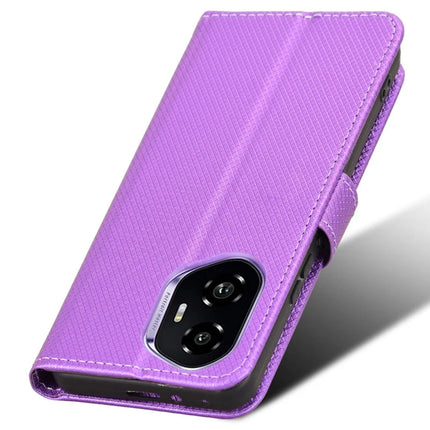 For Honor 300 Case PU Leather Diamond Texture Wallet Phone Cover