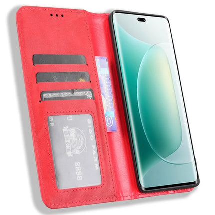 For Honor 300 Pro  /  300 Ultra Leather Case Wallet Stand Retro Texture Phone Cover