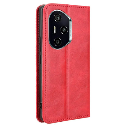 For Honor 300 Pro  /  300 Ultra Leather Case Wallet Stand Retro Texture Phone Cover