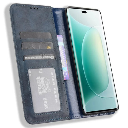 For Honor 300 Pro  /  300 Ultra Leather Case Wallet Stand Retro Texture Phone Cover
