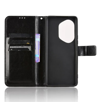 For Honor 300 Pro  /  300 Ultra Case Crazy Horse Texture PU Leather Phone Wallet Cover