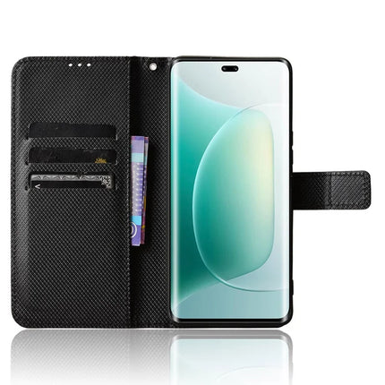 For Honor 300 Pro  /  300 Ultra Case PU Leather Diamond Texture Wallet Phone Cover