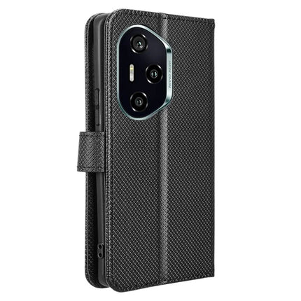 For Honor 300 Pro  /  300 Ultra Case PU Leather Diamond Texture Wallet Phone Cover