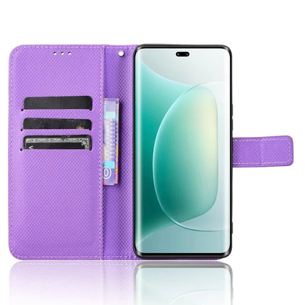 For Honor 300 Pro  /  300 Ultra Case PU Leather Diamond Texture Wallet Phone Cover