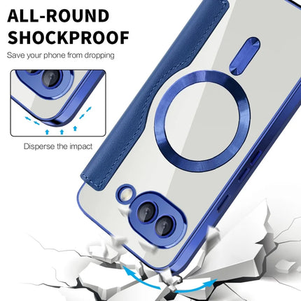 For Google Pixel 9a Case Compatible with MagSafe RFID Blocking Leather Phone Cover