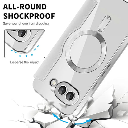 For Google Pixel 9a Case Compatible with MagSafe RFID Blocking Leather Phone Cover