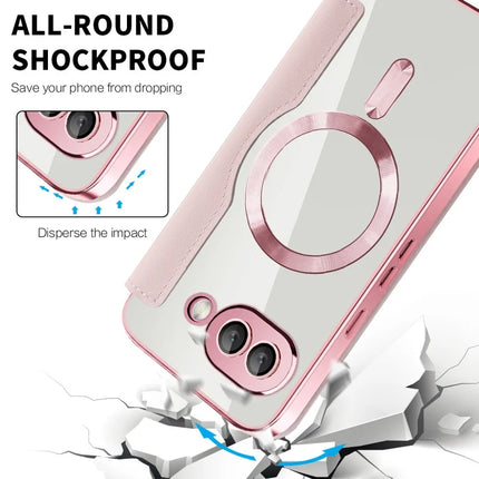 For Google Pixel 9a Case Compatible with MagSafe RFID Blocking Leather Phone Cover