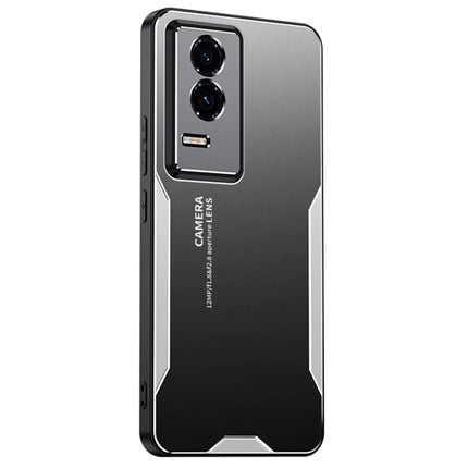 For Honor GT Phone Case Aluminium Alloy TPU PC Back Cover - Silver