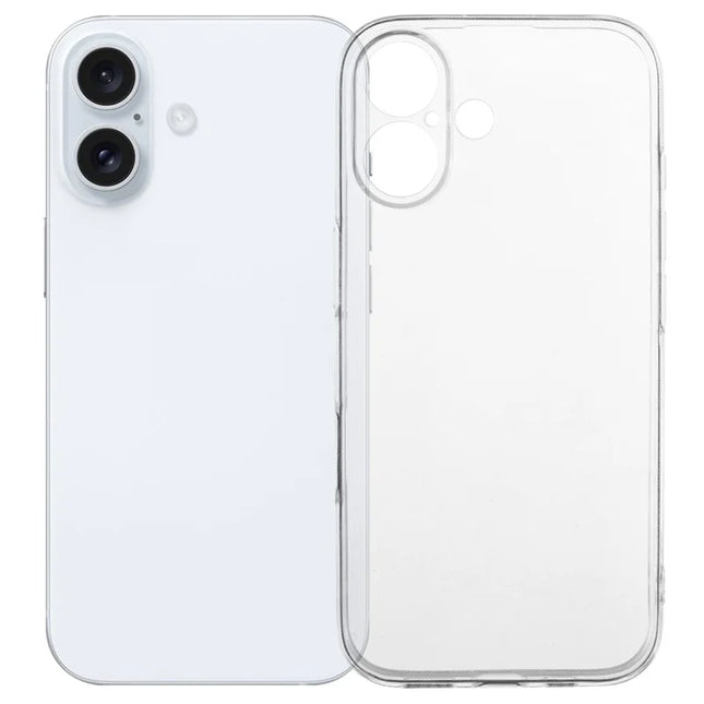 UNITHIN For iPhone 16 Plus Case Ultra Thin 0.7mm Clear TPU Anti Drop Phone Cover Precise Cutouts