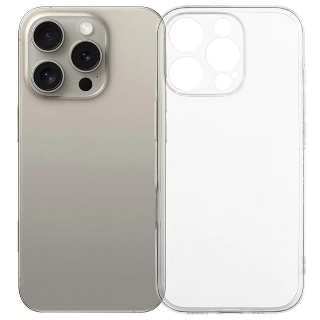 UNITHIN For iPhone 16 Pro Max Case Ultra Thin 0.7mm Clear TPU Anti Drop Phone Cover Precise Cutouts