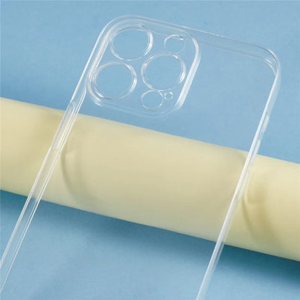 UNITHIN For iPhone 15 Pro Max Case Ultra Thin 0.7mm Clear TPU Anti Drop Phone Cover Precise Cutouts