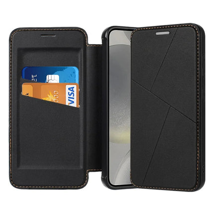 For Samsung Galaxy A34 5G Case Magnetic Closure Card Slot Leather Flip Phone Cover