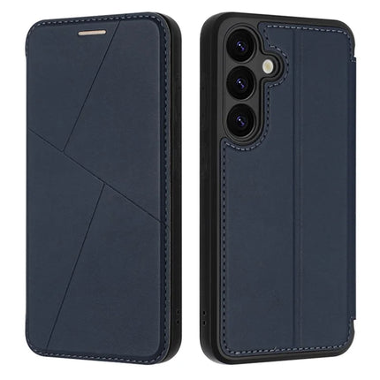 For Samsung Galaxy A54 5G Case Magnetic Closure Card Slot Leather Flip Phone Cover - Midnight Blue