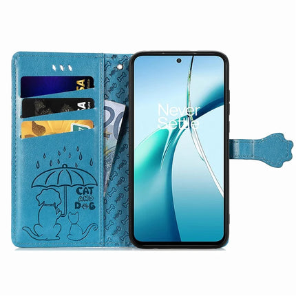 For Realme C75 Leather Wallet Case Flip Phone Cover with Cute Cat Dog Pattern