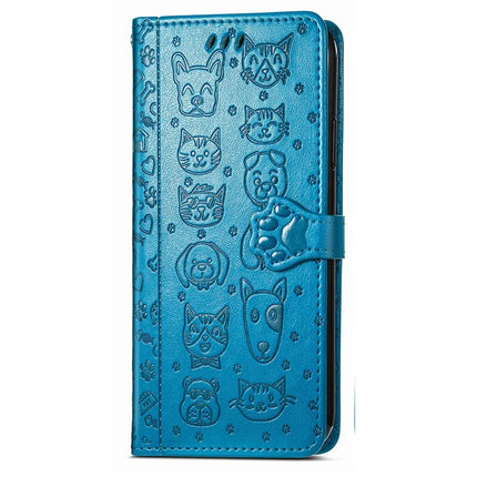 For Realme C75 Leather Wallet Case Flip Phone Cover with Cute Cat Dog Pattern