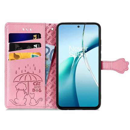 For Realme C75 Leather Wallet Case Flip Phone Cover with Cute Cat Dog Pattern