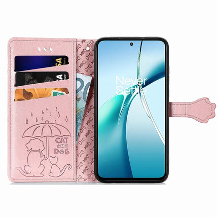 For Realme C75 Leather Wallet Case Flip Phone Cover with Cute Cat Dog Pattern