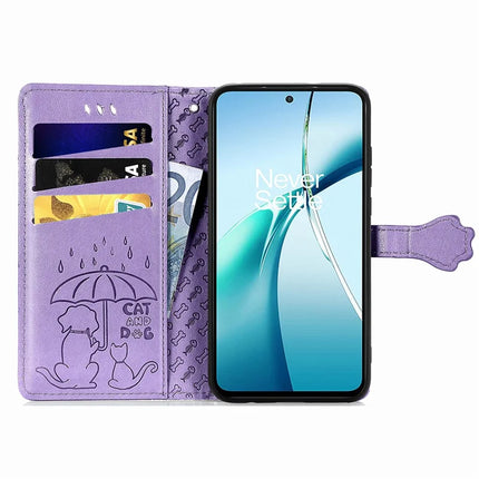 For Realme C75 Leather Wallet Case Flip Phone Cover with Cute Cat Dog Pattern