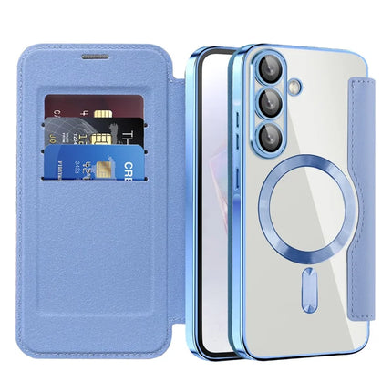 For Samsung Galaxy A36 5G Case Compatible with MagSafe RFID Blocking Leather Phone Cover