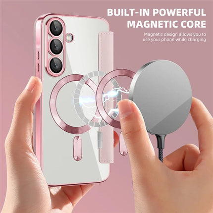 For Samsung Galaxy A36 5G Case Compatible with MagSafe RFID Blocking Leather Phone Cover