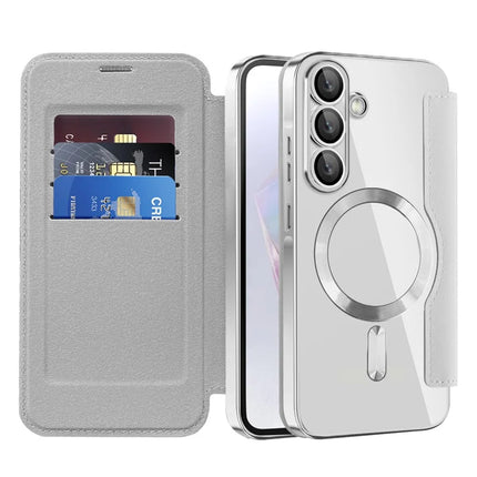 For Samsung Galaxy A36 5G Case Compatible with MagSafe RFID Blocking Leather Phone Cover