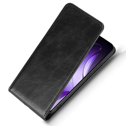 For Oppo Reno13 5G (Global) Case with Card Slot Magnetic Vertical Flip Leather Phone Cover