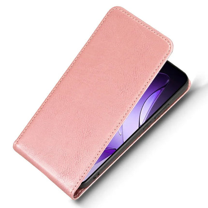 For Oppo Reno13 5G (Global) Case with Card Slot Magnetic Vertical Flip Leather Phone Cover
