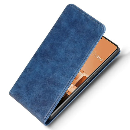 For Asus Zenfone 11 Ultra 5G Case with Card Slot Magnetic Vertical Flip Leather Phone Cover