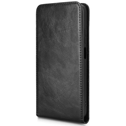 For Motorola Moto G15 Power 4G  /  G15 4G Case with Card Slot Magnetic Vertical Flip Leather Phone Cover
