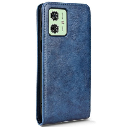 Leather Case For Motorola Moto G54 5G  /  G54 Power 5G  /  G64 5G  /  G64y 5G Magnetic Vertical Flip Phone Cover with Card Slot