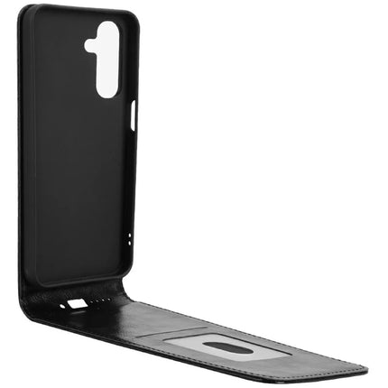 For Samsung Galaxy A16 5G  /  4G Case with Card Slot Magnetic Vertical Flip Leather Phone Cover