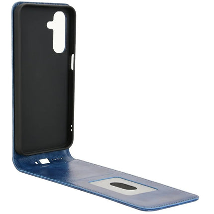 For Samsung Galaxy A16 5G  /  4G Case with Card Slot Magnetic Vertical Flip Leather Phone Cover