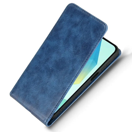 For Samsung Galaxy A16 5G  /  4G Case with Card Slot Magnetic Vertical Flip Leather Phone Cover