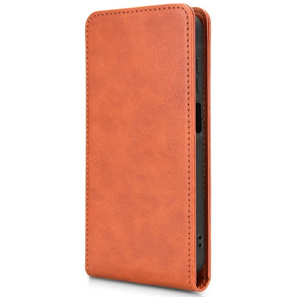 For Samsung Galaxy A16 5G  /  4G Case with Card Slot Magnetic Vertical Flip Leather Phone Cover