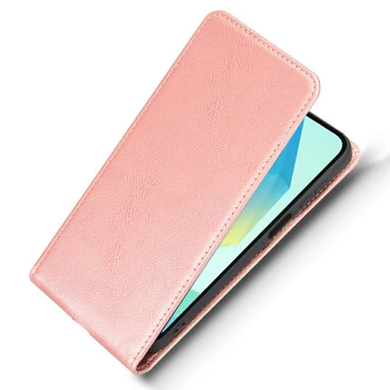 For Samsung Galaxy A25 5G (Global) (161.0 x 76.5 x 8.3mm) Case with Card Slot Magnetic Vertical Flip Leather Phone Cover