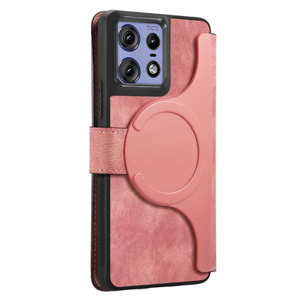 For Motorola Edge 50 Pro 5G Case CASENEO Detachable Magnetic RFID Block Leather Phone Wallet Cover