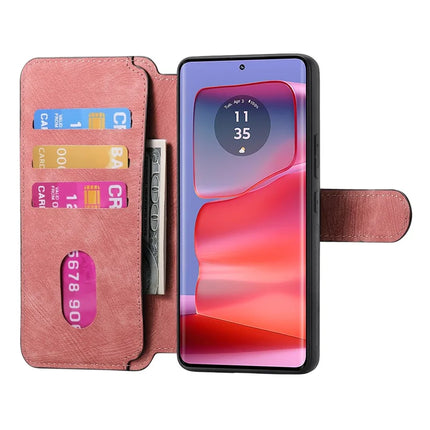 For Motorola Edge 50 Pro 5G Case CASENEO Detachable Magnetic RFID Block Leather Phone Wallet Cover